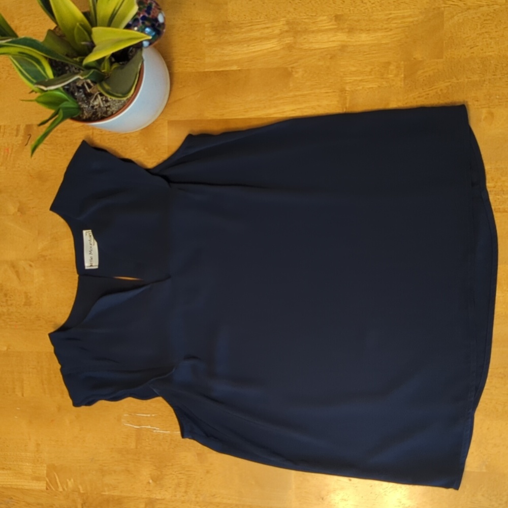 Little Mountain Navy Blouse